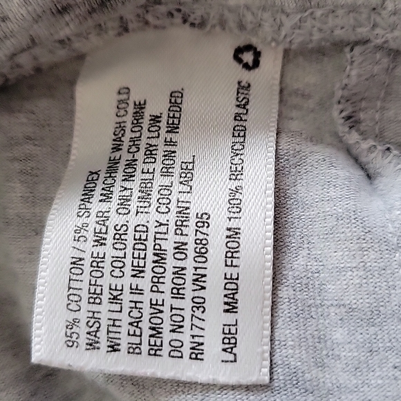 Circo Kitty Flowers Grayscale Leggings Toddler's Sz 2T - Picture 3 of 4